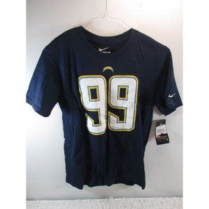 NIKE The Nike Tee NFL LA CHARGERS # 99 Joey Bosa Youth blue t shirt Y Large
